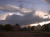 A beautiful sunset after the storms